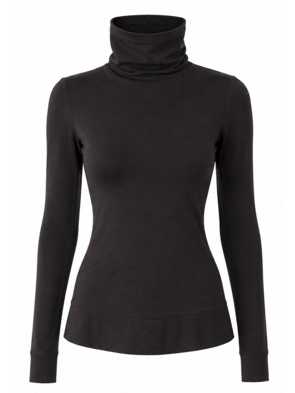 SPANX Dark Brown Fitted Turtleneck Shape-wear